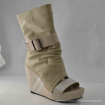 Новый стиль мода высокой пятки ботинки платья (HCY03-048)